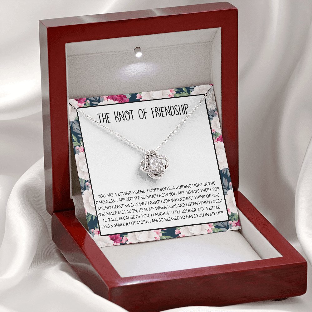 The Knot Of Friendship - Best Friend Gift - Love Knot Necklace - Celeste Jewel