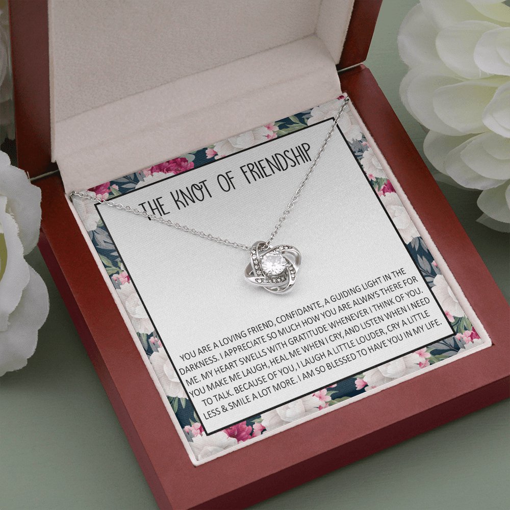 The Knot Of Friendship - Best Friend Gift - Love Knot Necklace - Celeste Jewel