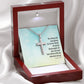 The Lord Your God Will Be With You - Personalized Cross Necklace - Celeste Jewel