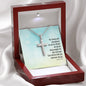 The Lord Your God Will Be With You - Personalized Cross Necklace - Celeste Jewel