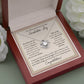 To A Beautiful Girl On Her Graduation Day - Enjoy The Journey - Love Knot Necklace - Celeste Jewel