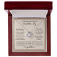 To A Beautiful Girl On Her Graduation Day - Enjoy The Journey - Love Knot Necklace - Celeste Jewel