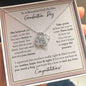 To A Beautiful Girl On Her Graduation Day - Enjoy The Journey - Love Knot Necklace - Celeste Jewel