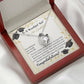 To A Beautiful Girl On Her Graduation - Eternal Love Necklace - Celeste Jewel