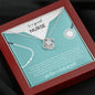 To A Special Nurse - Above And Beyond - Love Knot Necklace - Celeste Jewel