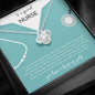 To A Special Nurse - Above And Beyond - Love Knot Necklace - Celeste Jewel