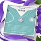 To A Special Nurse - Above And Beyond - Love Knot Necklace - Celeste Jewel