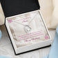 To A Very Special Nurse - Merry Christmas - Eternal Love Necklace - Celeste Jewel
