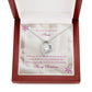 To A Very Special Nurse - Merry Christmas - Eternal Love Necklace - Celeste Jewel