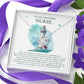 To An Amazing Nurse - Like A Lighthouse - Love Knot Necklace - Celeste Jewel