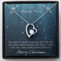To An Amazing Nurse - Merry Christmas - Eternal Love Necklace - Celeste Jewel
