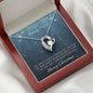 To An Amazing Nurse - Merry Christmas - Eternal Love Necklace - Celeste Jewel