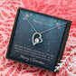 To An Amazing Nurse - Merry Christmas - Eternal Love Necklace - Celeste Jewel