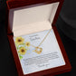 To An Amazing Teacher - Appreciation Gift For Teacher - Love Knot Necklace - Celeste Jewel
