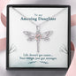 To My Amazing Daughter - Your Wings - Dragonfly Necklace - Celeste Jewel