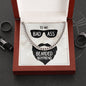 To My Badass Bearded Boyfriend- Cuban Link Chain Necklace - Celeste Jewel
