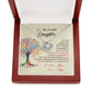 To My Beautiful Daughter - Ability To See Yourself - Love Knot Necklace - Celeste Jewel