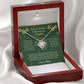 To My Beautiful Daughter Christmas Gift - Love Knot Necklace - Celeste Jewel