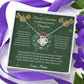 To My Beautiful Daughter Christmas Gift - Love Knot Necklace - Celeste Jewel