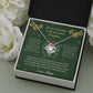 To My Beautiful Daughter Christmas Gift - Love Knot Necklace - Celeste Jewel
