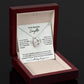 To My Beautiful Daughter - Forever In My Heart - Eternal Love Necklace - Celeste Jewel