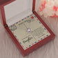 To My Beautiful Daughter - Postcard - Love Knot Necklace - Celeste Jewel