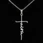 To My Beautiful Daughter - Trust In The Lord - Faith Cross Necklace - Celeste Jewel