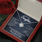 To My Beautiful Daughter - Walk Beside You - Love Knot Necklace - Celeste Jewel