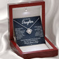 To My Beautiful Daughter - Walk Beside You - Love Knot Necklace - Celeste Jewel