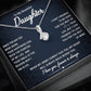 To My Beautiful Daughter - Walk Beside You - Sparkling Radiance Necklace - Celeste Jewel