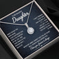 To My Beautiful Daughter - Your Happiness - Eternal Hope Necklace - Celeste Jewel