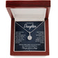 To My Beautiful Daughter - Your Happiness - Eternal Hope Necklace - Celeste Jewel