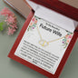 To My Beautiful Future Wife - My Other Half - Everlasting Love Necklace - Celeste Jewel