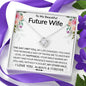 To My Beautiful Future Wife - My Other Half - Love Knot Necklace - Celeste Jewel
