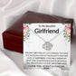 To My Beautiful Girlfriend - My Other Half - Love Knot Necklace - Celeste Jewel