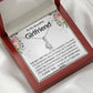 To My Beautiful Girlfriend - My Other Half - Sparkling Radiance Necklace - Celeste Jewel