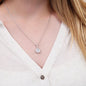 To My Beautiful Girlfriend - Through My Eyes- Eternal Hope Necklace - Celeste Jewel