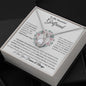 To My Beautiful Girlfriend - Through My Eyes- Eternal Hope Necklace - Celeste Jewel