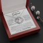 To My Beautiful Girlfriend - Through My Eyes- Eternal Hope Necklace - Celeste Jewel