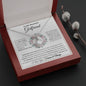 To My Beautiful Girlfriend - Through My Eyes- Eternal Hope Necklace - Celeste Jewel