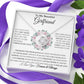 To My Beautiful Girlfriend - Through My Eyes - Love Knot Necklace - Celeste Jewel