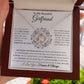 To My Beautiful Girlfriend - Through My Eyes - Love Knot Necklace - Celeste Jewel