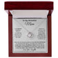 To My Beautiful Mom (From Daughter) - Forever Grateful - Love Knot Necklace - Celeste Jewel