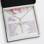 To My Beautiful Mom - Like No Other - Cubic Zirconia Cross Necklace - Celeste Jewel
