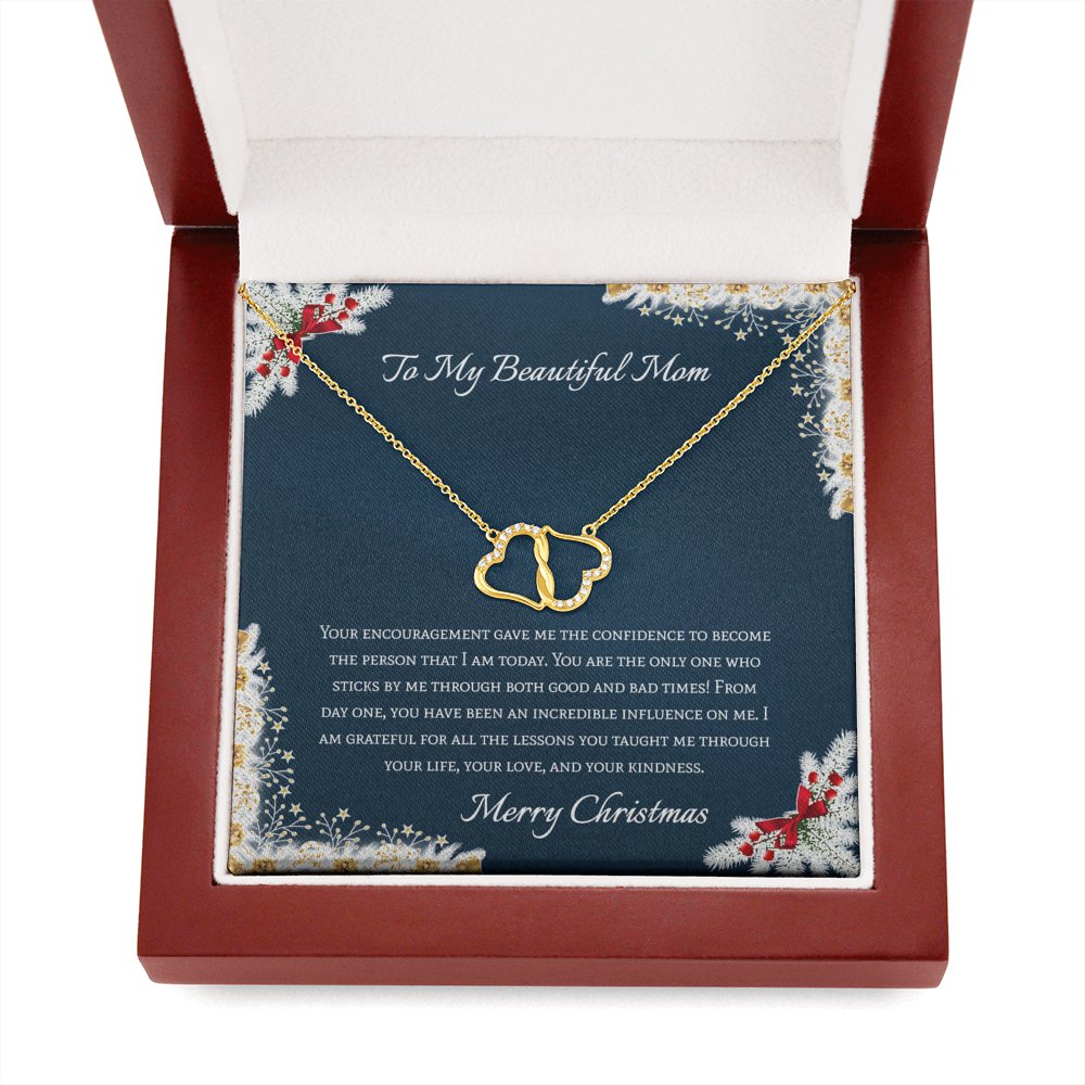 To My Beautiful Mom - Merry Christmas - Everlasting Love - Celeste Jewel