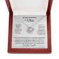To My Beautiful Mum (From Daughter) - Forever Grateful - Love Knot Necklace - Celeste Jewel