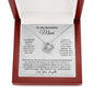 To My Beautiful Mum (From Daughter) - Forever Grateful - Love Knot Necklace - Celeste Jewel