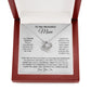 To My Beautiful Mum (From Son) - Forever Grateful- Love Knot Necklace - Celeste Jewel
