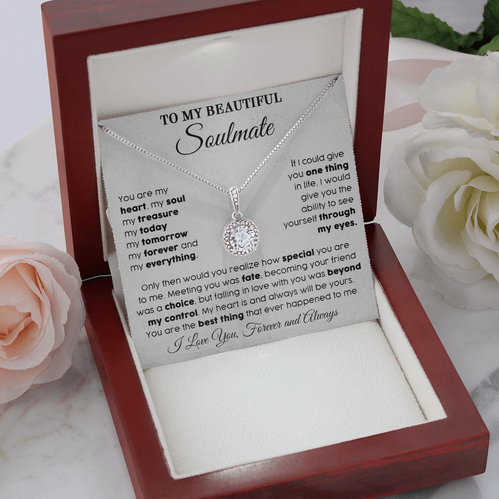 To My Beautiful Soulmate - My Everything - Eternal Hope Necklace - Celeste Jewel