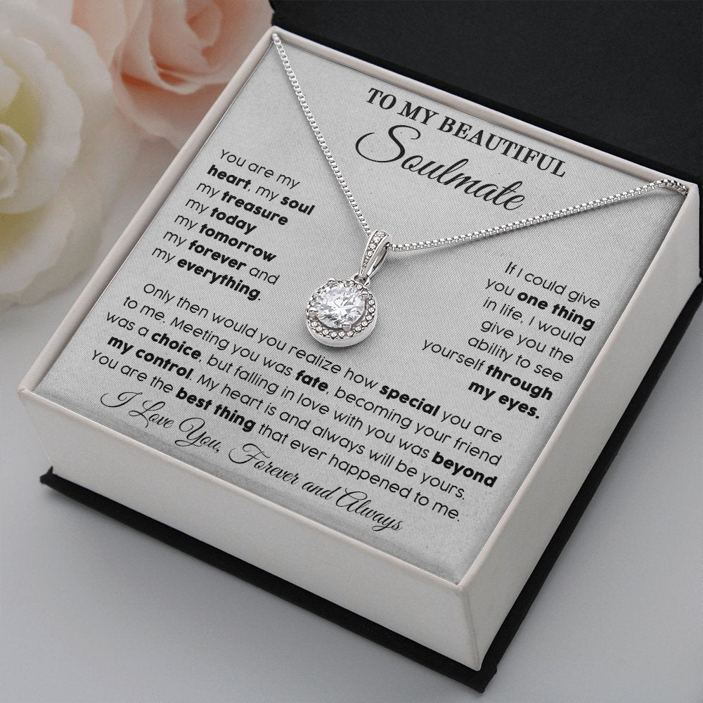 To My Beautiful Soulmate - My Everything - Eternal Hope Necklace - Celeste Jewel